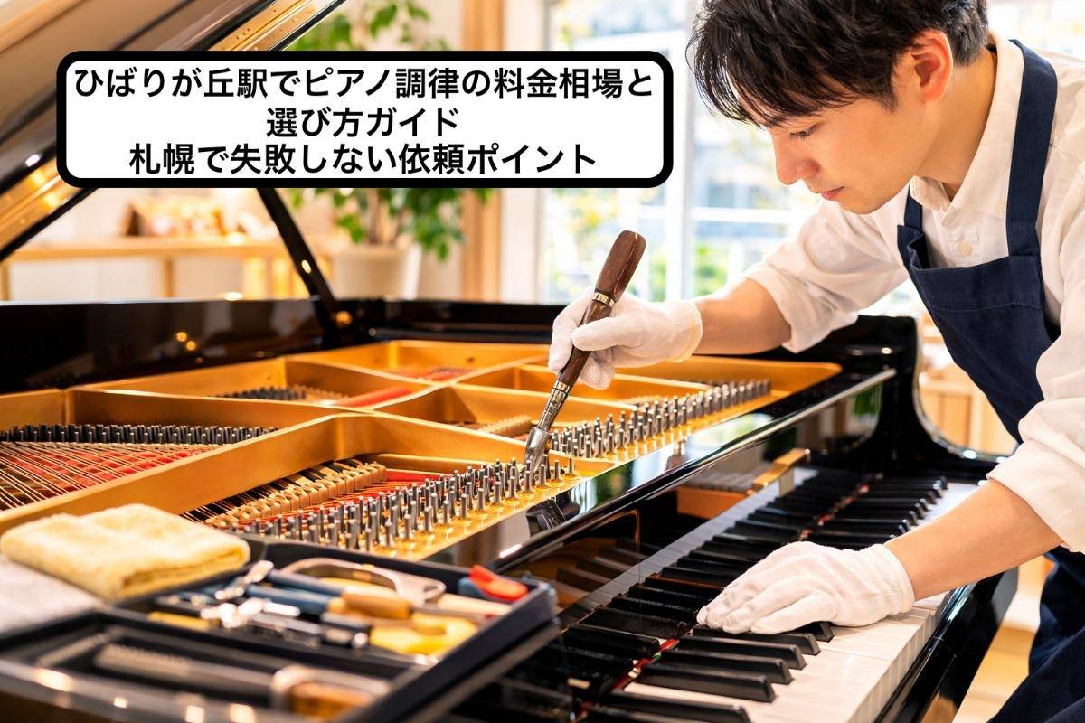 ひばりが丘駅でピアノ調律の料金相場と選び方ガイド|札幌で失敗しない依頼ポイント