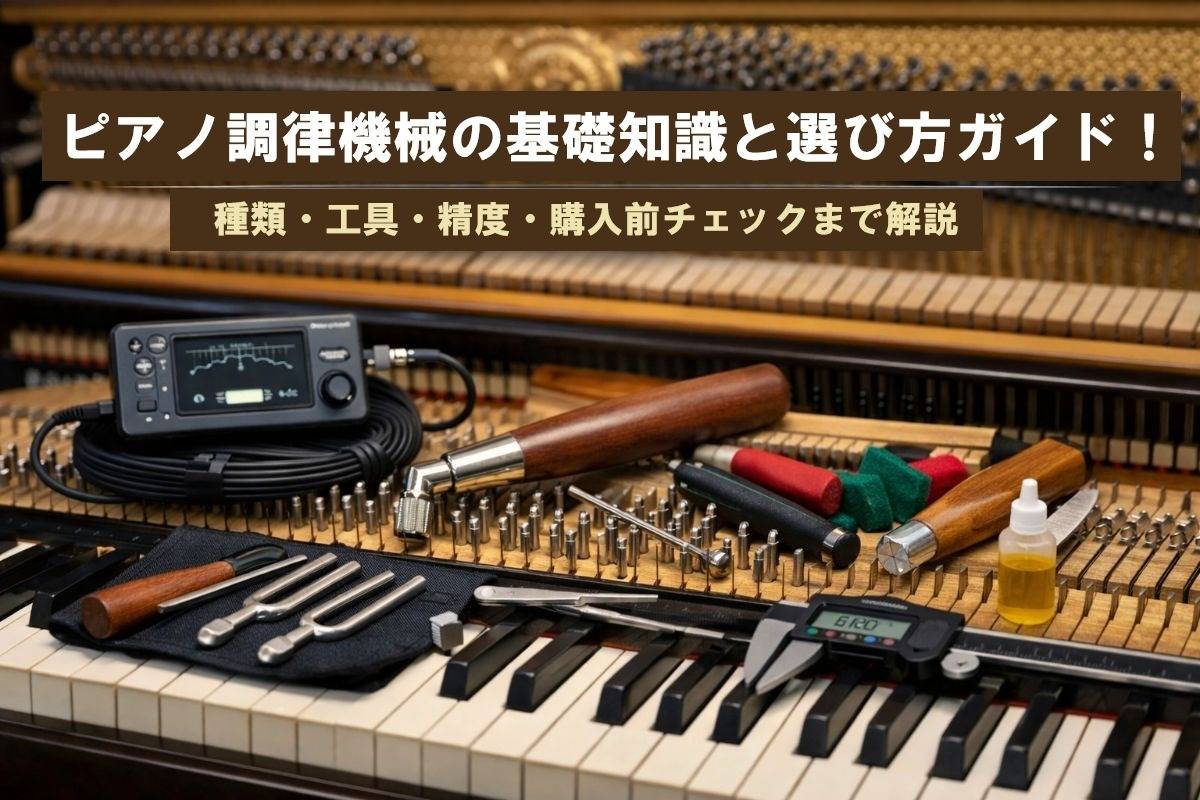 ピアノ調律機械の基礎知識と選び方ガイド!種類・工具・精度・購入前チェックまで解説