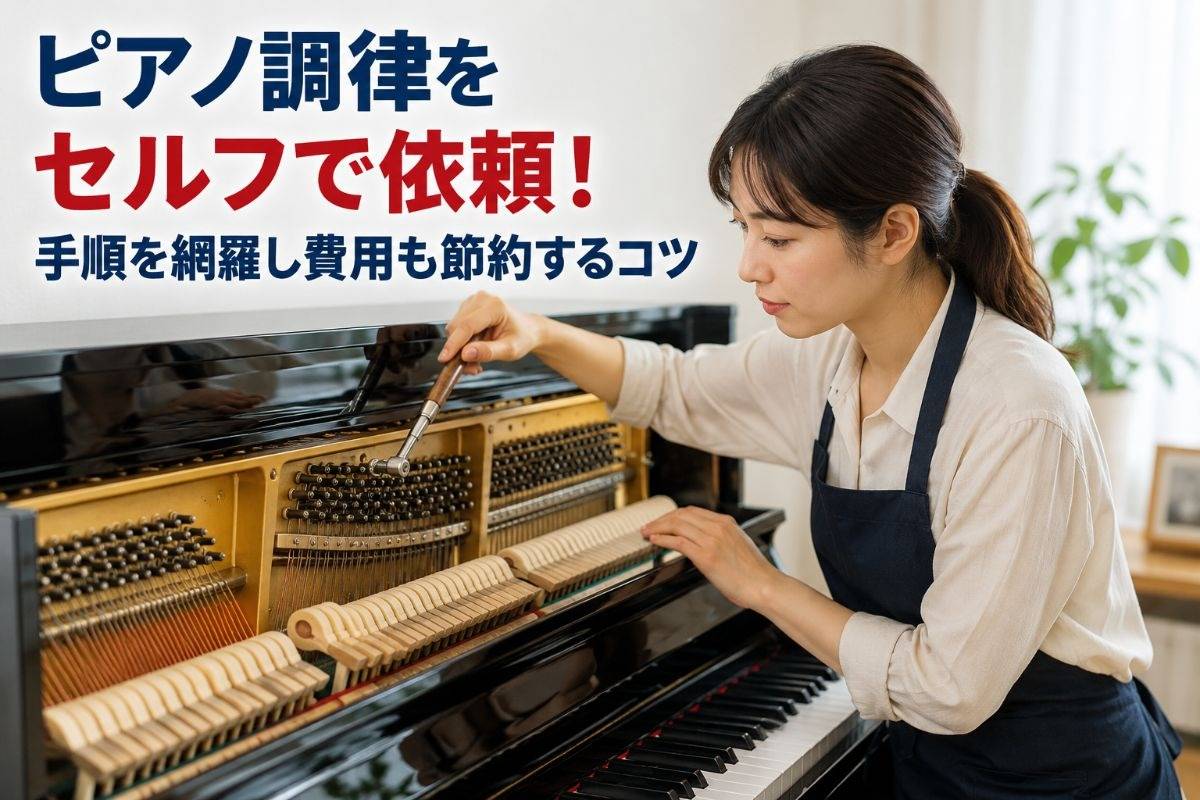 ピアノ調律をセルフで依頼!手順を網羅し費用も節約するコツ