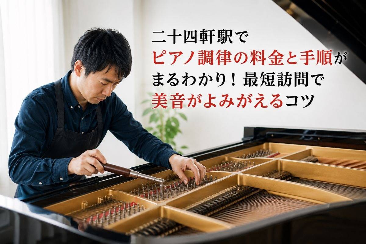 二十四軒駅でピアノ調律の料金と手順がまるわかり!最短訪問で美音がよみがえるコツ